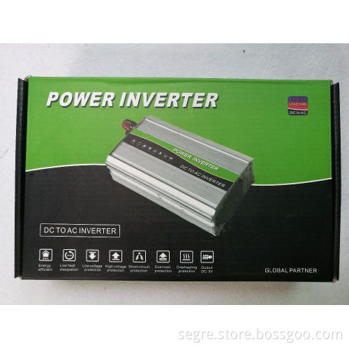 500W DC12V to AC220V Modified Sine Wave Power Inverter with dual USB output